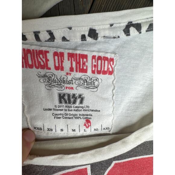 House of Gods by Buddhist Punk for KISS 2011 Limited Edition T-Shirt Size Large - Picture 2 of 6